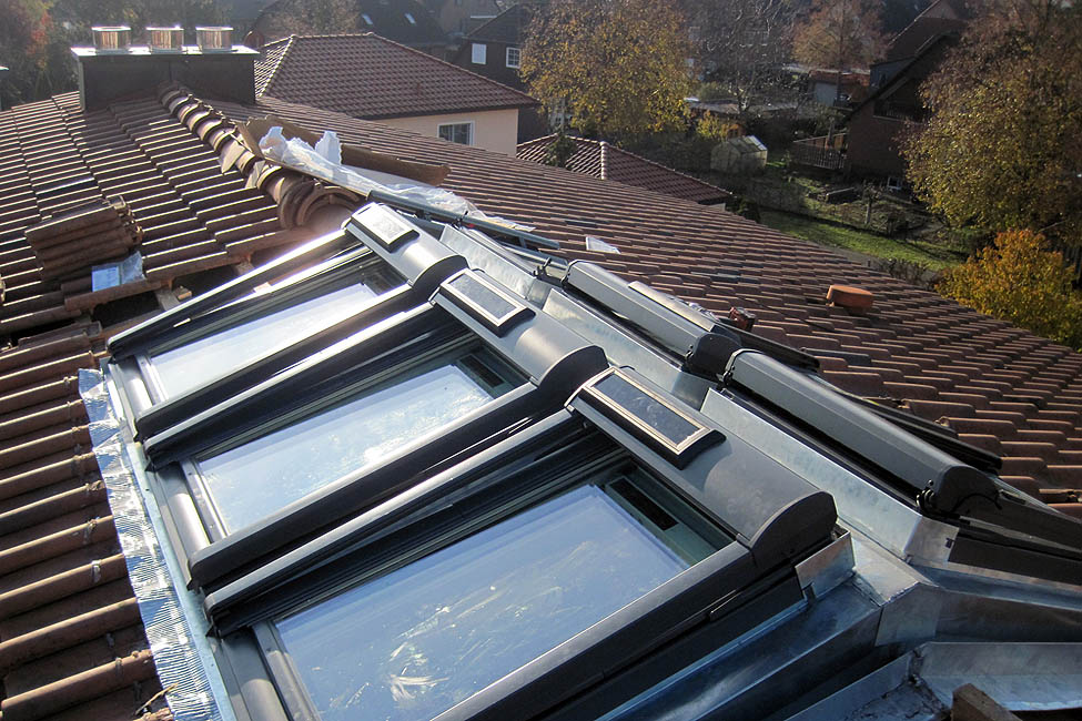 Dachfenstereinbau durch Dachdeckerei Hertwich